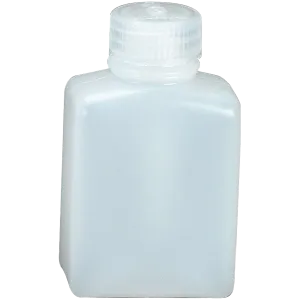 Nalgene Wide Mouth Rectangular HDPE 8 OZ