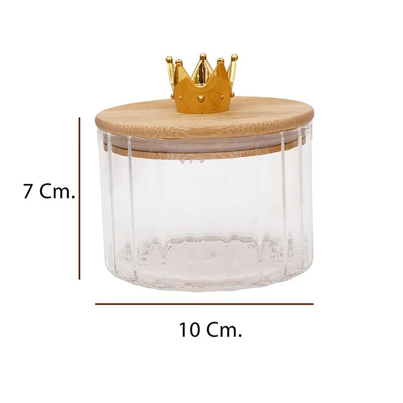 Nia Airtight Dry Fruit Jar With Tray - Set Of Five