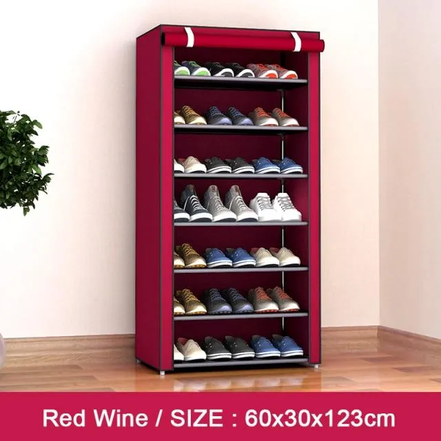 Nonwoven Fabric Simple Shoe cabinets Close to the Door Removable Shoe Rack Organizer Home Furniture Storage Cabinet Shoes Rack