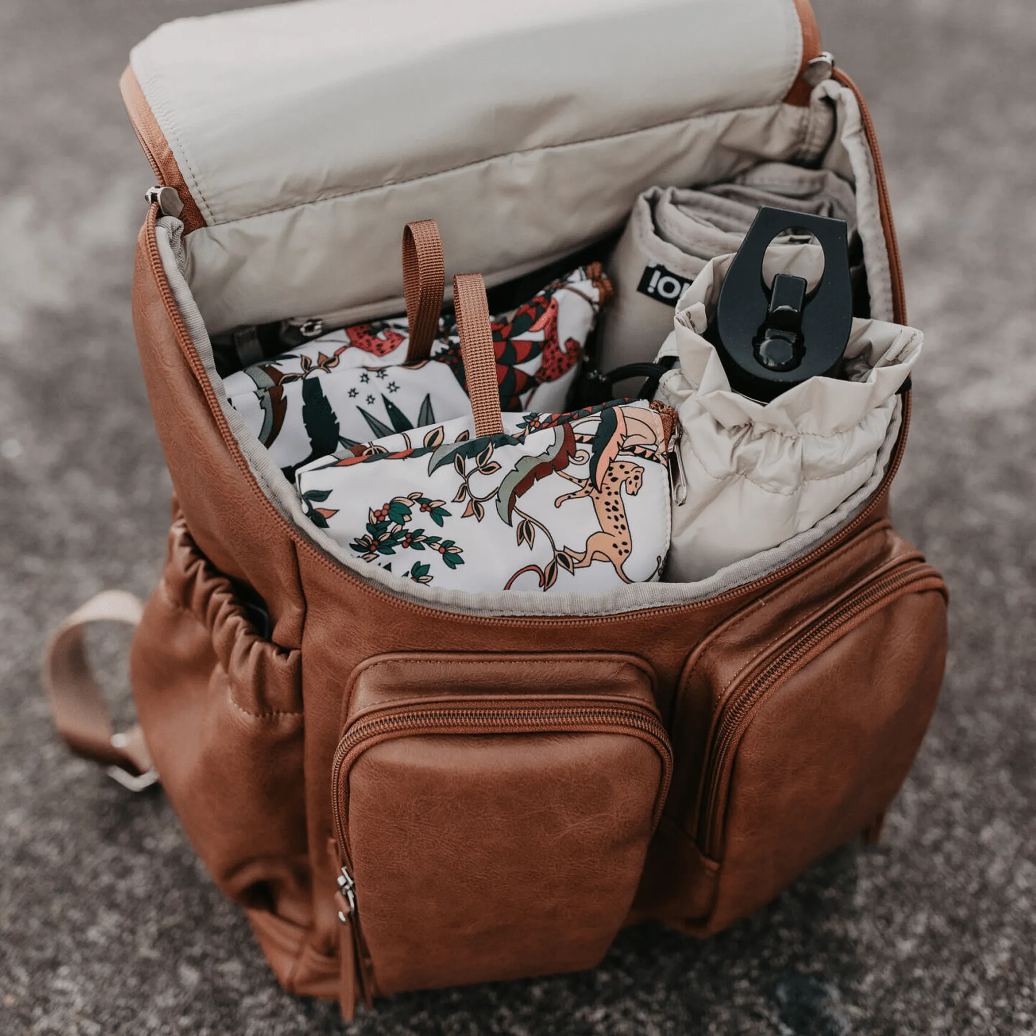 Packing Pouch Trio - Jungle Cream