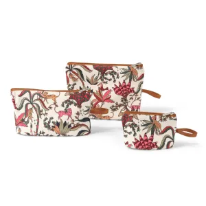 Packing Pouch Trio - Jungle Cream