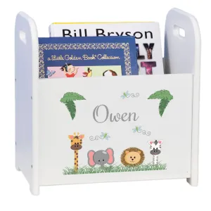 Personalized Safari Animals Book Caddy