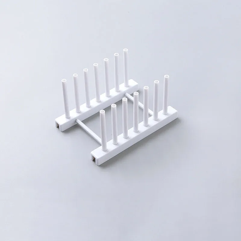 Plastic Dish Rack Bowl Rack Plate Rack Pot Cover Rack Kitchen Supplies Storage Rack Drain Rack