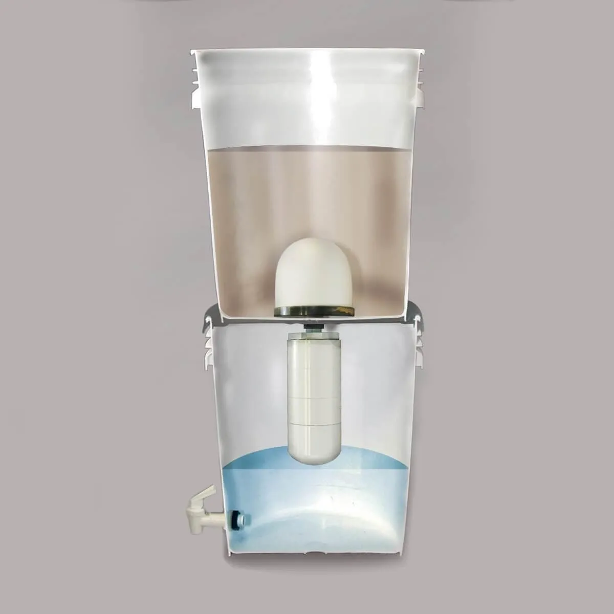 Radiation Removal Water Filter Kit for use with Wise Food Storage Buckets