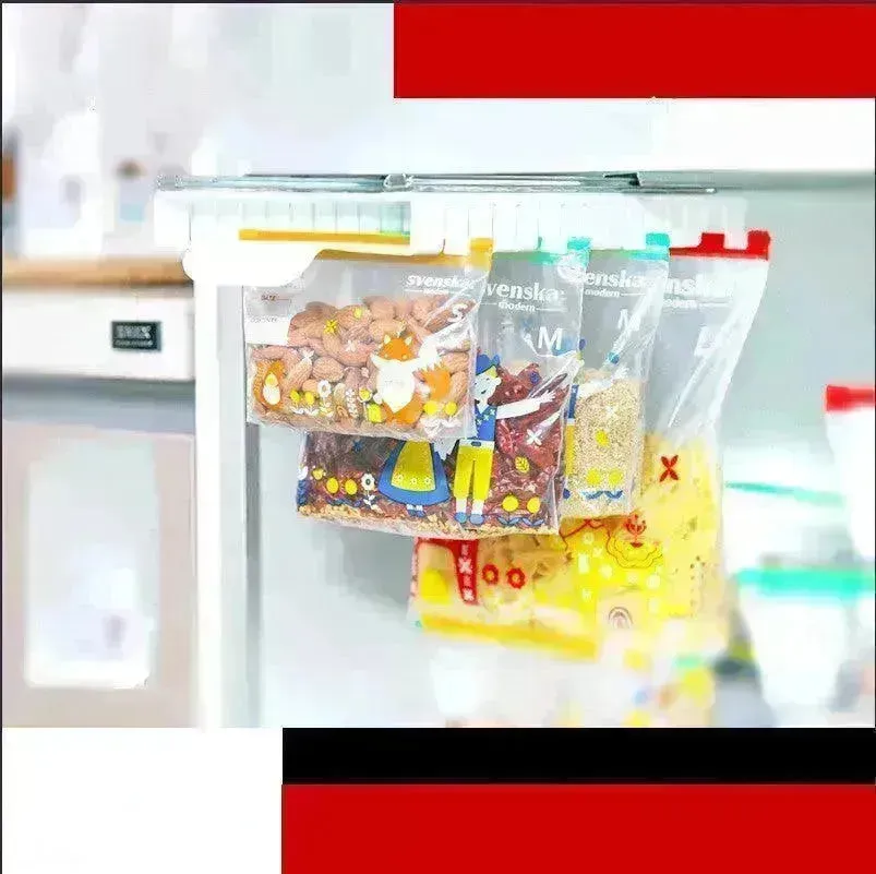 Refrigerator Retractable Storage Artifact Track Rack Korean Refrigerator