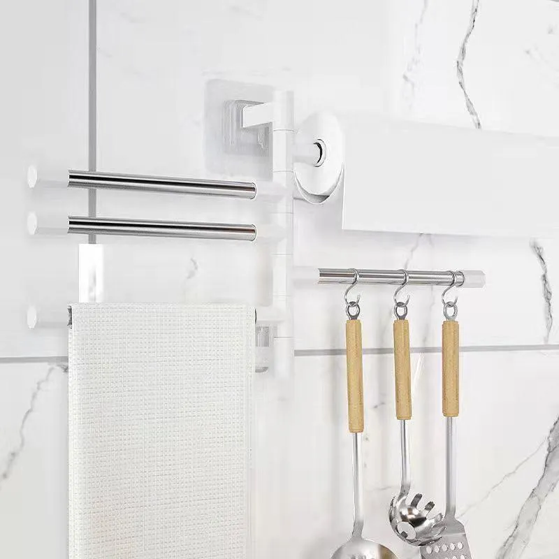 Rotatable Bathroom Towel Rack