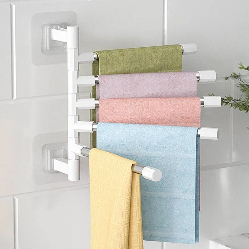 Rotatable Bathroom Towel Rack