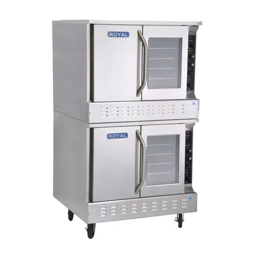 Royal RCOS-2 Double Standard Depth Full Size Propane Gas Convection Oven