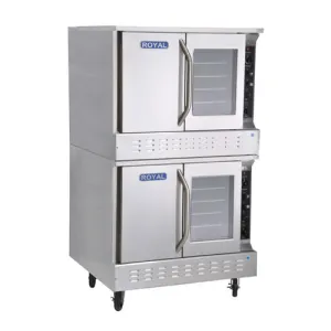 Royal RCOS-2 Double Standard Depth Full Size Propane Gas Convection Oven