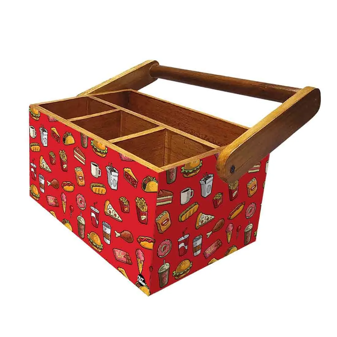 Silverware Caddy With Handle for Dining Table Organizer - Hunger Food