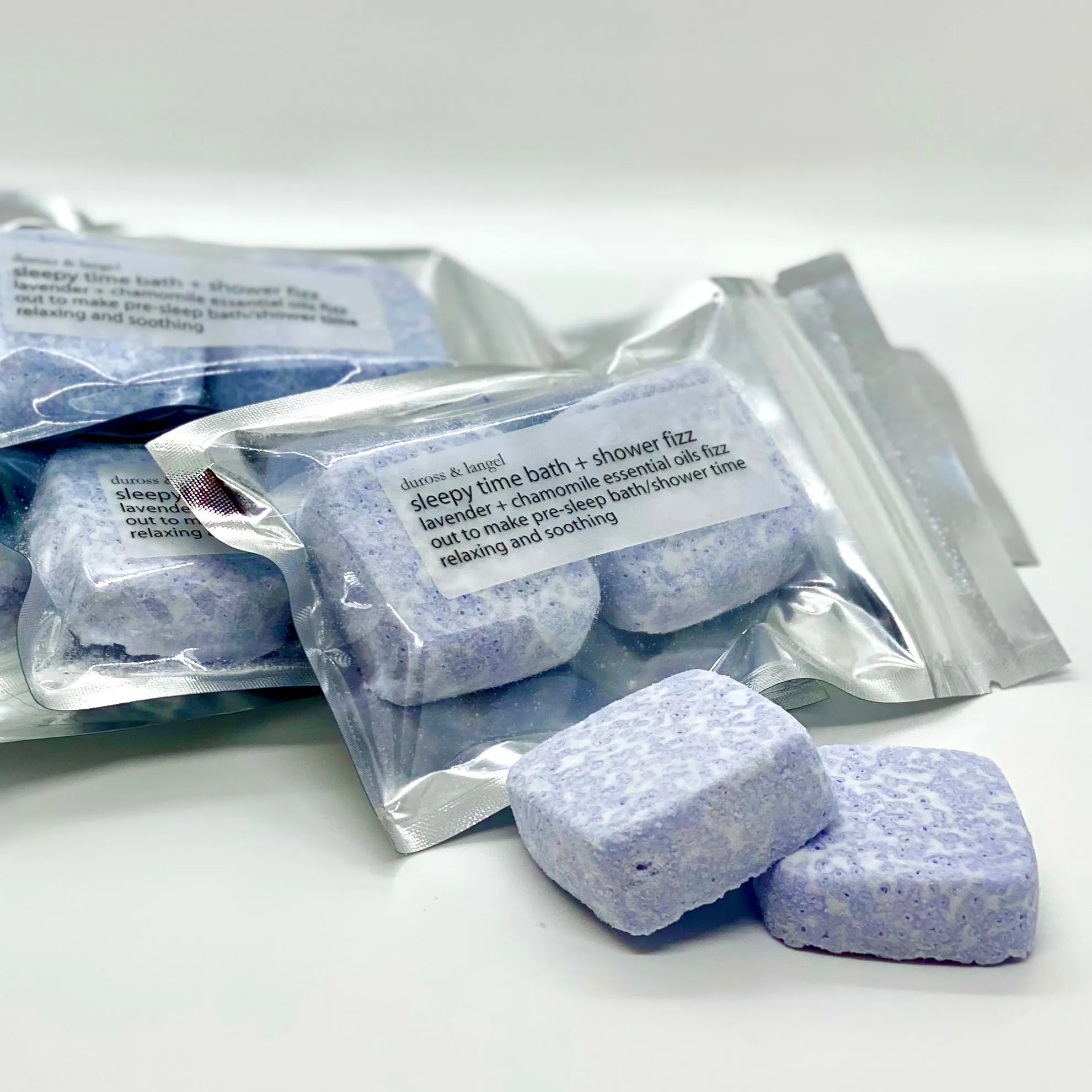 sleepy time - lavender   chamomile shower bombs