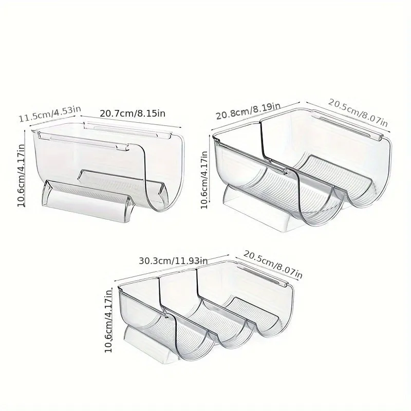 Stackable Wine Rack Organizer for Fridge or Kitchen Storage