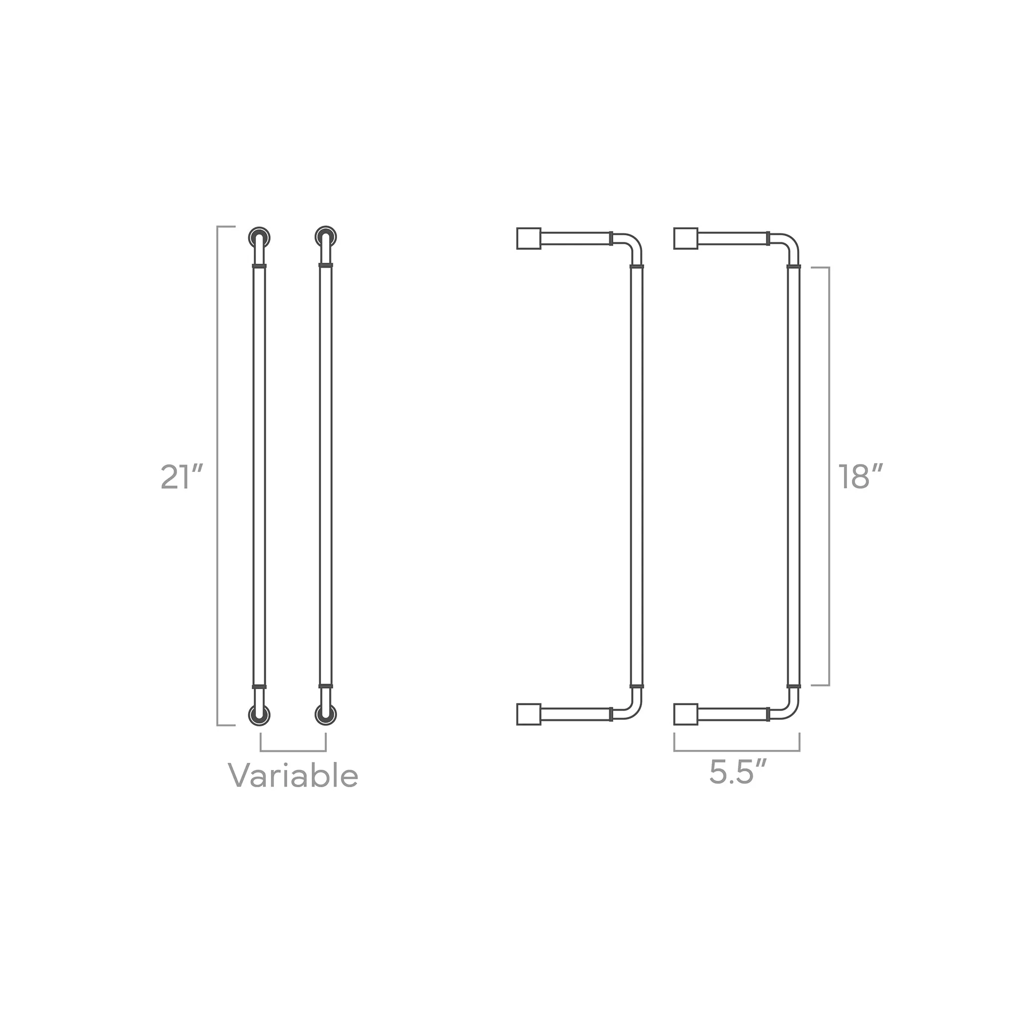 Throne Towel Rack 18"