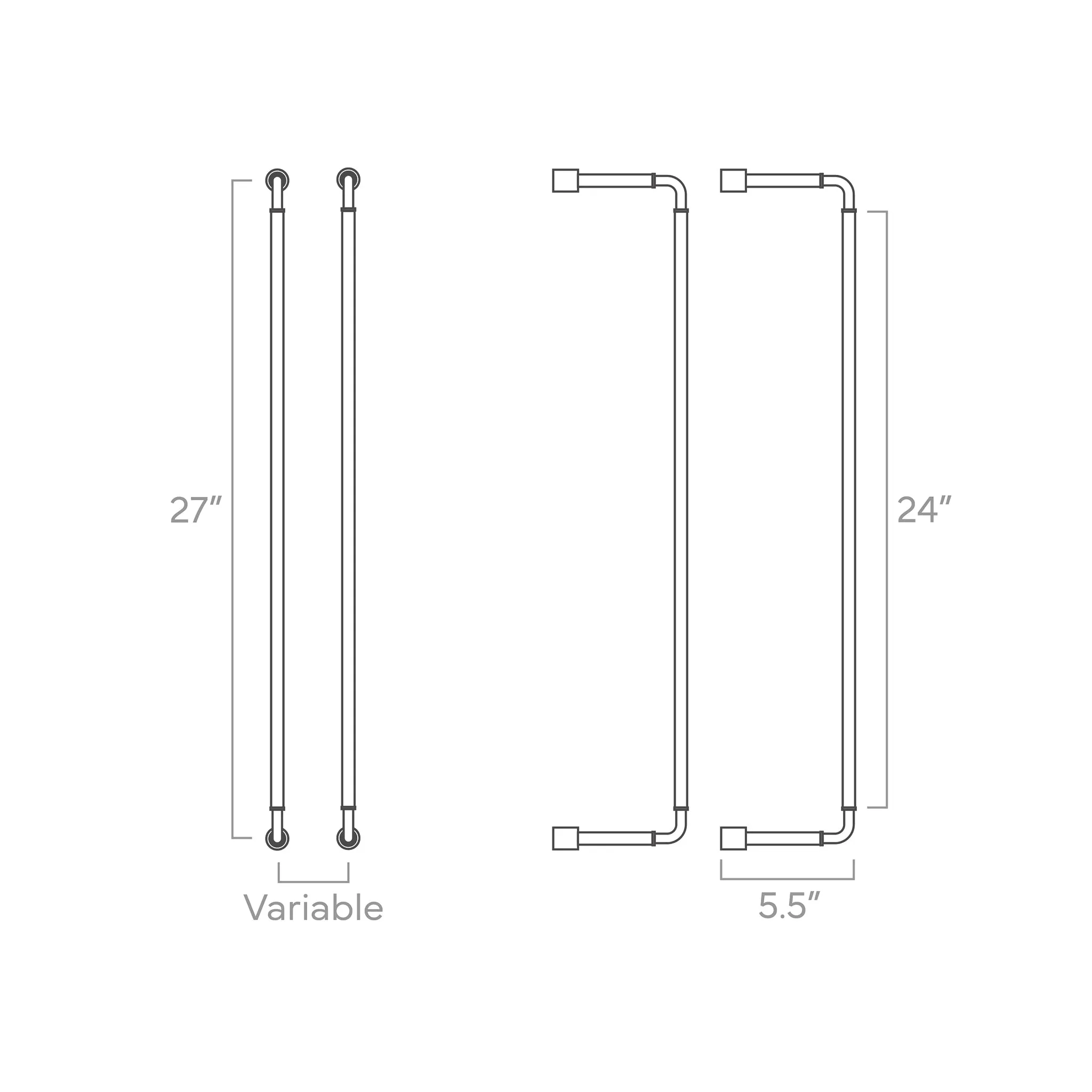 Throne Towel Rack 24"