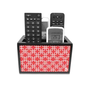 Tv Remote Caddy Organiser -  Pattern Pink