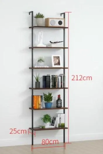 Wall Mount Industrial Solid Wood Display Shelf | MATEO