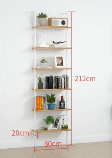 Wall Mount Industrial Solid Wood Display Shelf | MATEO
