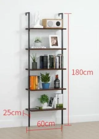 Wall Mount Industrial Solid Wood Display Shelf | MATEO