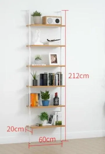 Wall Mount Industrial Solid Wood Display Shelf | MATEO