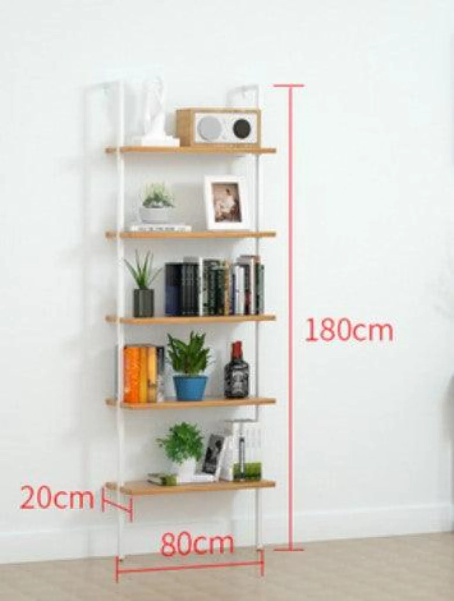 Wall Mount Industrial Solid Wood Display Shelf | MATEO