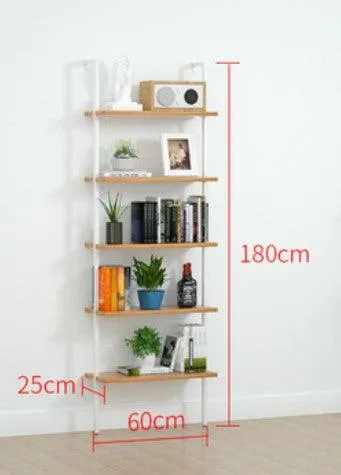 Wall Mount Industrial Solid Wood Display Shelf | MATEO