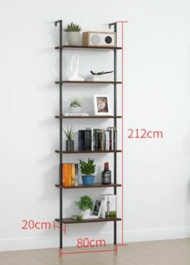 Wall Mount Industrial Solid Wood Display Shelf | MATEO