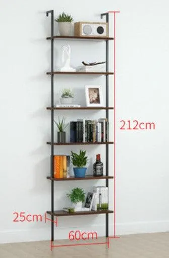 Wall Mount Industrial Solid Wood Display Shelf | MATEO