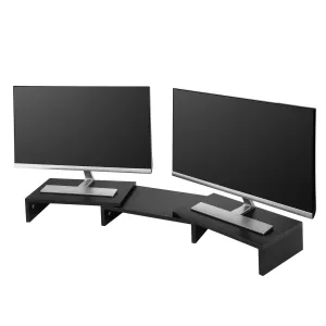 ZENY™ 3 Shelf Monitor Stand Riser with Adjustable Length for Laptop Computer/TV/PC, Black